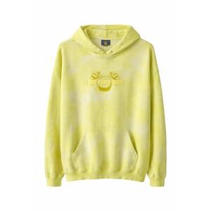 Coney Island Picnic Party Wave Puff Print Graphic  Hoodie in neon yellow- Unisex